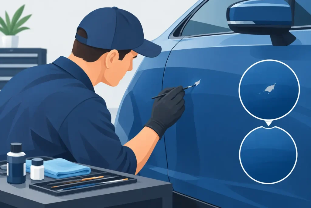 How Professionals Repair Keyed Paintwork Properly