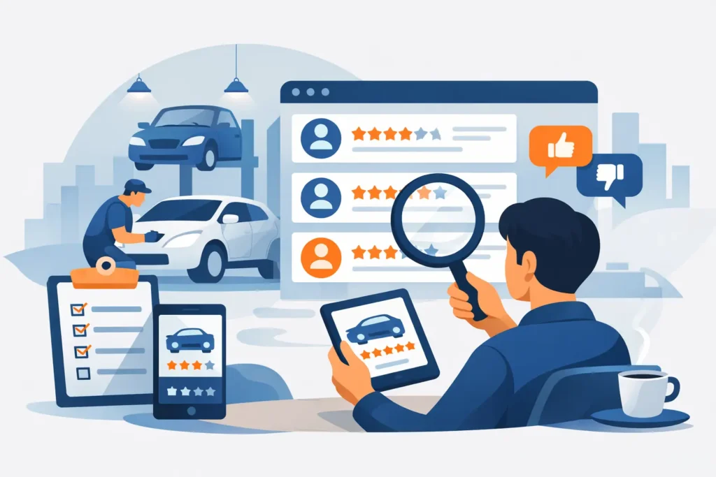 How to Read Car Bodyshop Reviews Properly