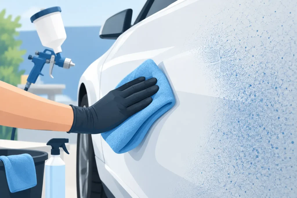 Paint Overspray Removal Without Paint Damage