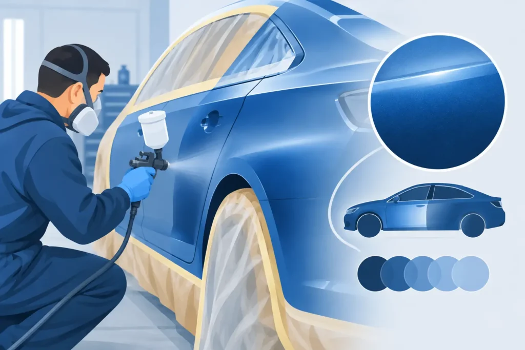 When Is Paint Blending Needed for Car Repairs?